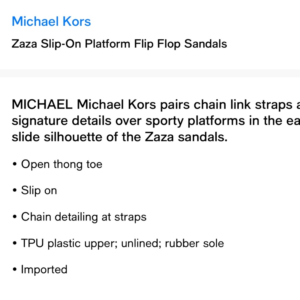 Michael Kors Zaza Slip-On Platform Flip Flop Sandals - Picture 8 of 9